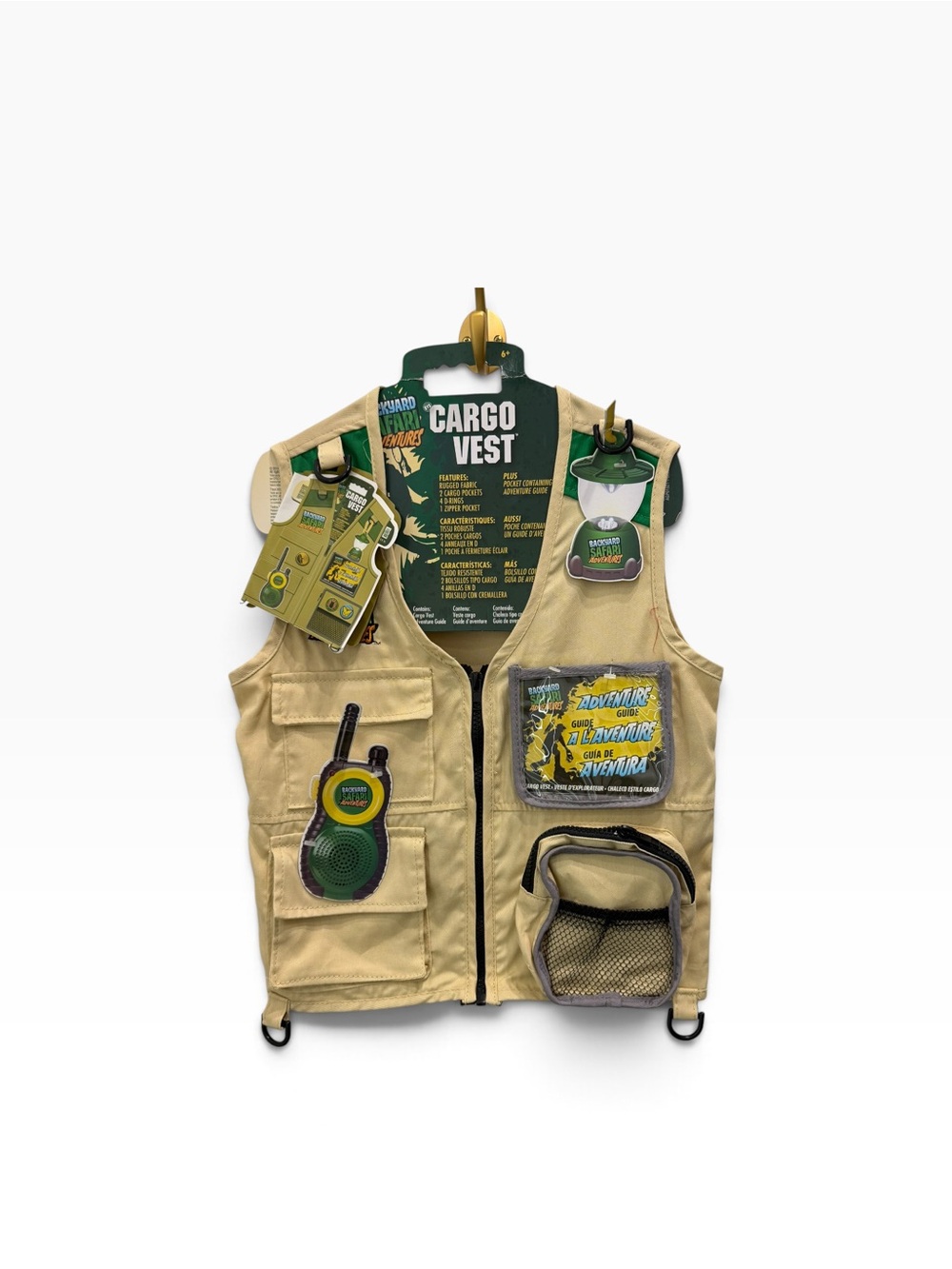 NWT Backyard Safari Cargo Vest Kids 6+